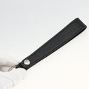 GUCCI Clutch Bag Leather Black Silver 597678 Auth 174204A-7
