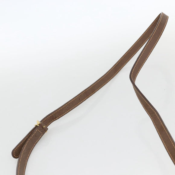 GUCCI GG Supreme Web Sherry Line Bag PVC Beige Gold 001 50 6655 Auth 174210