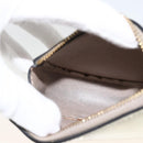 Chloe Pouch Leather Silver Gold Auth 174214A-19