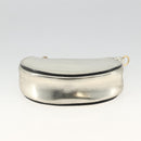 Chloe Pouch Leather Silver Gold Auth 174214A-6