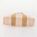 HERMES Fourre Tout PM handtas Canvas 2-delig Oranje Zwart Auth 174217-14