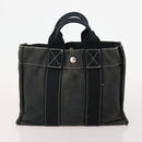 HERMES Fourre Tout PM handtas Canvas 2-delig Oranje Zwart Auth 174217-2
