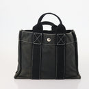 HERMES Fourre Tout PM handtas Canvas 2-delig Oranje Zwart Auth 174217-3