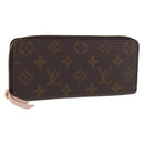 LOUIS VUITTON Monogram Portefeuille Clemence Long Wallet M68314 LV Auth 174300V-1