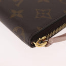 LOUIS VUITTON Monogram Portefeuille Clemence Long Wallet M68314 LV Auth 174300V-16