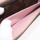 LOUIS VUITTON Monogram Portefeuille Clemence Long Wallet M68314 LV Auth 174300V-19