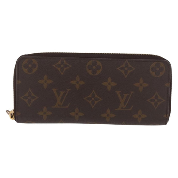 LOUIS VUITTON Monogram Portefeuille Clemence Long Wallet M68314 LV Auth 174300V