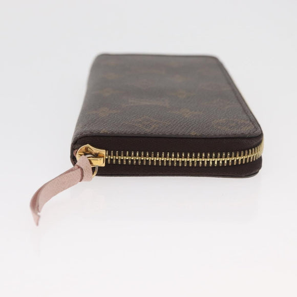 LOUIS VUITTON Monogram Portefeuille Clemence Long Wallet M68314 LV Auth 174300V