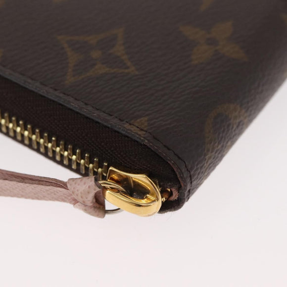 LOUIS VUITTON Monogram Portefeuille Clemence Long Wallet M68314 LV Auth 174300V