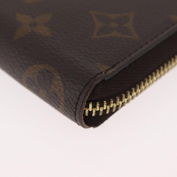 LOUIS VUITTON Monogram Portefeuille Clemence Long Wallet M68314 LV Auth 174300V