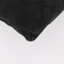 GUCCI GG Canvas Waist bag Black Silver 28566 Auth 174304-9