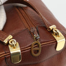 Christian Dior Umhängetasche Leder Braun Gold Original 174305A-10