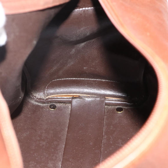 Christian Dior Umhängetasche Leder Braun Gold Original 174305A