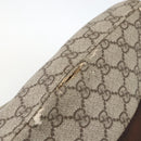 GUCCI GG Supreme Tote Bag PVC Beige Silver 141976 Auth 174307-14