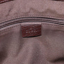 GUCCI GG Supreme Tote Bag PVC Beige Silver 141976 Auth 174307-15