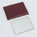 CELINE Horse Carriage Shoulder Bag Leather Bordeaux Gold Auth 174318A-28