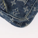 LOUIS VUITTON Monogram Denim Bum Bag Body Bag Blue M95347 LV Auth 174319SAV-17