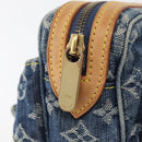 LOUIS VUITTON Monogram Denim Bum Bag Body Bag Blue M95347 LV Auth 174319SAV-20