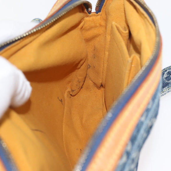 LOUIS VUITTON Monogram Denim Bum Bag Body Bag Blue M95347 LV Auth 174319SAV