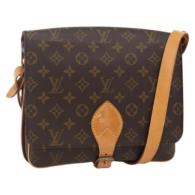 LOUIS VUITTON Monogram Cartouchiere GM Shoulder Bag M51252 LV Auth 174321A