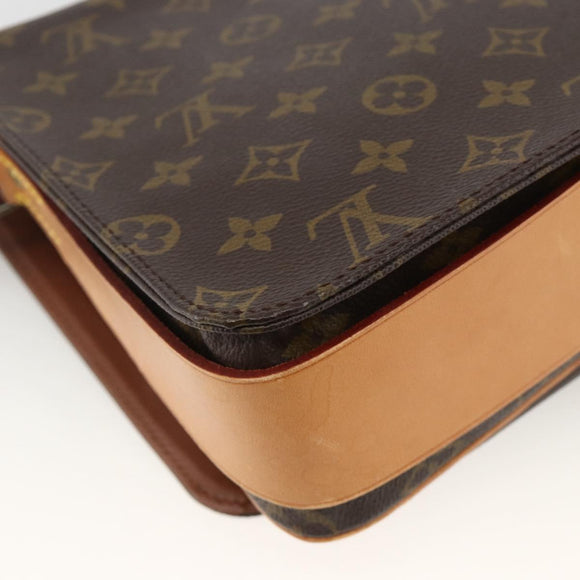 LOUIS VUITTON Monogram Cartouchiere GM Shoulder Bag M51252 LV Auth 174321A
