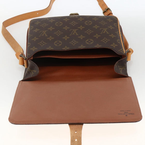 LOUIS VUITTON Monogram Cartouchiere GM Shoulder Bag M51252 LV Auth 174321A