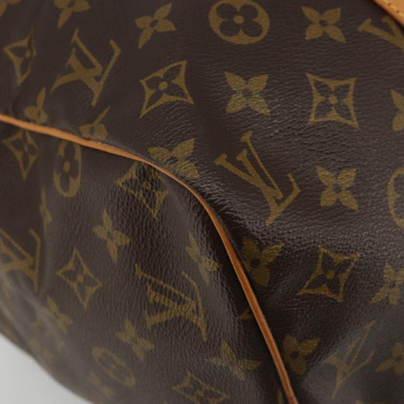LOUIS VUITTON Monogram Sac Souple 35 Boston Bag M41626 LV Auth 174333A