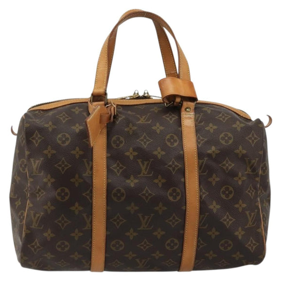 LOUIS VUITTON Monogram Sac Souple 35 Boston Bag M41626 LV Auth 174333A