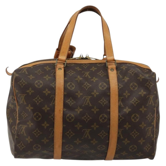 LOUIS VUITTON Monogram Sac Souple 35 Boston Bag M41626 LV Auth 174333A