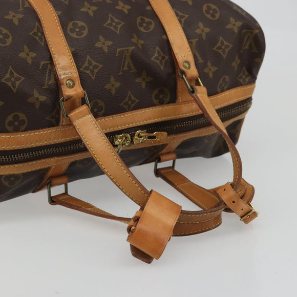 LOUIS VUITTON Monogram Sac Souple 35 Boston Bag M41626 LV Auth 174333A