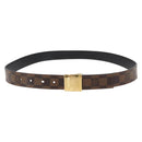 LOUIS VUITTON Damier Ebene Ceinture Carre Belt 40.2"" LV Auth 174341A-1