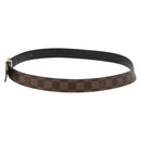 LOUIS VUITTON Damier Ebene Ceinture Carre Gürtel 40.2" LV Auth 174341A-3