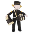 LOUIS VUITTON Groom Doll Stuffed Cotton Gray LV Auth 174344SM-13