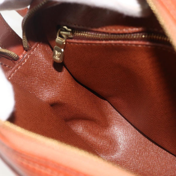 LOUIS VUITTON Epi Jeune Fille MM Shoulder Bag Brown M52153 LV Auth 174356A