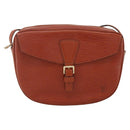 LOUIS VUITTON Epi Jeune Fille MM Shoulder Bag Brown M52153 LV Auth 174356A-13