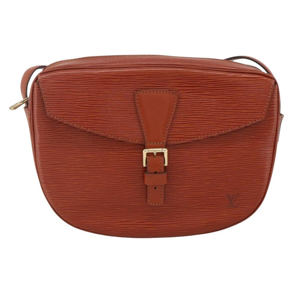 LOUIS VUITTON Epi Jeune Fille MM Shoulder Bag Brown M52153 LV Auth 174356A