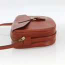 LOUIS VUITTON Epi Jeune Fille MM Shoulder Bag Brown M52153 LV Auth 174356A-3