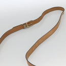 Christian Dior Honeycomb Canvas Shoulder Bag PVC Black Gold Auth 174371-8