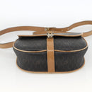 Christian Dior Honeycomb Canvas Shoulder Bag PVC Black Gold Auth 174371-5