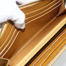 CHANEL Matelasse Long Wallet Patent leather Gold Yellow CC Auth 174373A-17