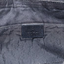 GUCCI GG Canvas Accessory Pouch Black Gold 32160 Auth 174375-17