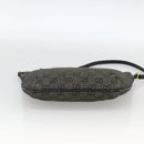 GUCCI GG Canvas Accessory Pouch Black Gold 32160 Auth 174375-5