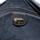 GUCCI Shoulder Bag Leather Black Gold 007 115 4916 Auth 174376-17