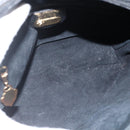 GUCCI Shoulder Bag Leather Black Gold 007 115 4916 Auth 174376-11