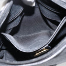GUCCI Shoulder Bag Leather Black Gold 007 115 4916 Auth 174376-21