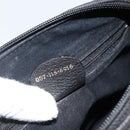 GUCCI Shoulder Bag Leather Black Gold 007 115 4916 Auth 174376-12