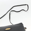 GUCCI Shoulder Bag Leather Black Gold 007 115 4916 Auth 174376-8