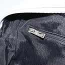 Salvatore Ferragamo Gancini Shoulder Bag Nylon Gray Silver Auth 174380-20