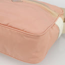 PRADA Shoulder Bag Nylon Pink Silver Auth 174397-14