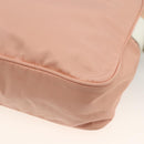 PRADA Shoulder Bag Nylon Pink Silver Auth 174397-16